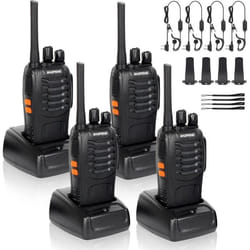 Talkie Walkie Rechargeable 1500mAh Radios Portée 3-5 km - RKK
