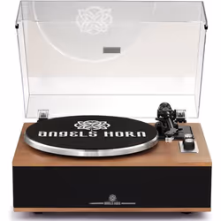 Platine Vinyle - ANGELS HORN - Tourne Disque Bluetooth - 33/45 TR/Min - 4 Haut-parleurs - Vintage