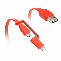 TYLT USB 0.3 m m/m câble USB 0,3 m USB A Micro-USB A Rouge
