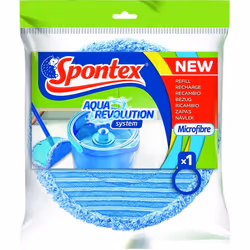 Lot de 2 - 1 Recharge Microfibre pour balai Aqua Revolution System