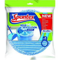 Lot de 2 - 1 Recharge Microfibre pour balai Aqua Revolution System