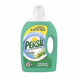 Persil Lessive Liquide Fraîcheur Eucalyptus 2l 40 Lavages Lot de 2