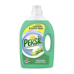 Persil Lessive Liquide Fraîcheur Eucalyptus 2l 40 Lavages Lot de 2