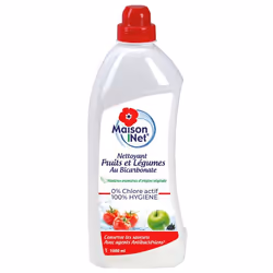 Pack de 6 - Maison Net - Nettoyant Fruits et Légumes 1L
