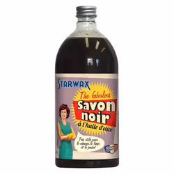 Pack de 2 - Starwax Fabulous - Savon Noir A L' Huile D'Olive Concentre 1L Fabulous