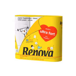 Renova - Pack de 7 Paquets de 9 Rouleaux Papier Hygiénique Ultrafort