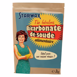Pack de 2 - Starwax Fabulous Bicarbonate Soude Aliment. 1Kg