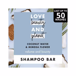 Pack de 3 - Love Beauty And Planet Shampooing Solide Vague Volumisante Eau de Coco & Fleur de Mimosa 90g