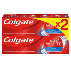 Pack de 24 - 12 lots de 2 - Dentifrice blancheur Colgate Max White Optic