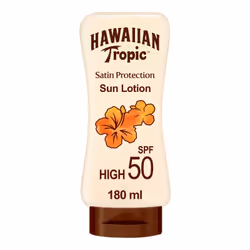 Pack de 2 - Hawaiian Tropic - Lotion protectrice satin SPF 50 – 180 ml
