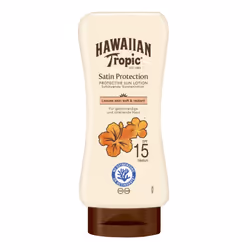 Lot de 2 - Hawaiian Tropic Lotion solaire Satin Protection SPF 15