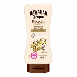 Lot de 2 - Hawaiian Tropic Lotion solaire Protect & Hydrate SPF 15