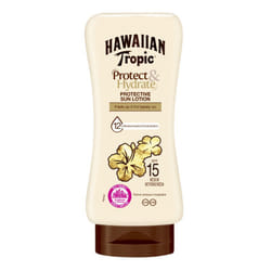 Lot de 2 - Hawaiian Tropic Lotion solaire Protect & Hydrate SPF 15