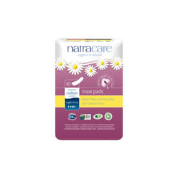 Natracare 771488 produit d'hygiène féminine Serviette hygiénique 10 pièce(s)