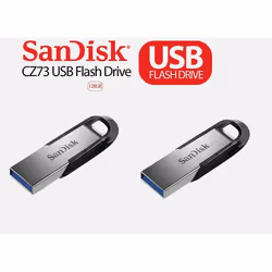 Lot de 2 Clé USB SANDISK Ultra Flair 128Go Flash Drive Clé USB jusquà 150 Mo/s USB 3.0 Protection par mot de passe en métal
