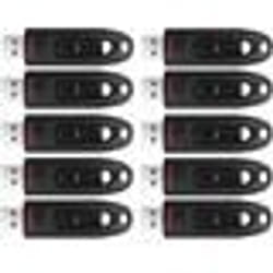 Lot de 10 Clé USB SANDISK Ultra 128 Go 128GB 128g USB 3.0 jusquà 130Mo/s SDCZ48-128G-U46