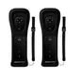 2PCS 2 en 1 Manette Wii avec Motion PlusContrôleur Wii Télécommande Controller Wii Remote Motion Plus Intégré compatible avec Wii