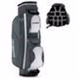 COSTWAY Sac de Chariot de Golf Portable avec 14 Compartiments Séparés Capuche Anti-pluie 7 Poches Zippées Sac Isotherme Bando ...