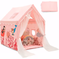 【Chambre spacieuse pour jouer】Mesurant 121 x 105 x 137 cm, notre tente de jeux polyvalente pour enfants est assez spacieuse p ...