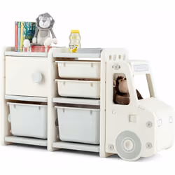 Description générale Ce meuble de rangement en forme de camion est parfait pour aider votre enfant à organiser ses affaires.  ...