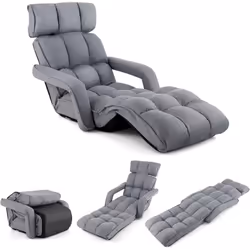 Description : Optez pour ce canapé pour sieste modulable pour profiter de votre moment de détente ! L'appui-tête, le dossier, ...