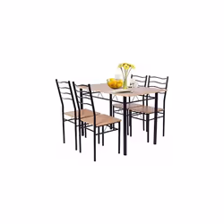 La description : Notre ensemble detable à manger comprend une table à manger et 4 chaises, ce qui est parfaitpour profiter d' ...