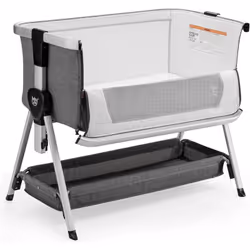 【Berceau pliable avec 7 positions de hauteur】Avec un design pliable, notre berceau pour bébé est utile pour transporter et éc ...