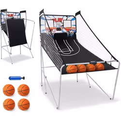 Description générale Apportez l'excitation du jeu d'arcade chez vous avec ce jeu de basket-ball à double panier. Équipé de 2 ...