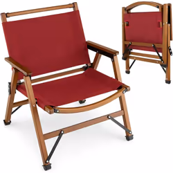 Description: Cette chaise de camping pliante est faite de bambou de haute qualité, qui est très solide et durable. Par ailleu ...