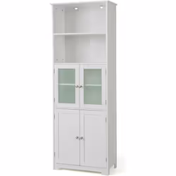 Description générale Découvrez notre armoire de salle de bain moderne, conçue pour maximiser l'espace de rangement tout en aj ...