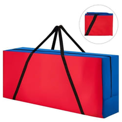 COSTWAY Sac de Rangement pour Jeu Géant Puissance 4 en Tissu Oxford 84 cm pour Jeu Jumbo Jeu Non Inclus 84 x 35 x 23 cm