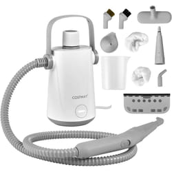 Costway - Nettoyeur à Vapeur à Main Portable 1000W avec Réservoir d'Eau de 300 ml, Machine de Nettoyage 10 Accessoires avec tuyau 116CM et cordon 3M,