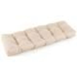 COSTWAY Coussin de Banc de 15CM dÉpaisseur 132x49x15CM Rebond Ultra Doux et Rapide pour Tabouret de Rangement/Banc de Jardin Beige