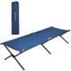 COSTWAY Lits de Camp Pliable 190 x 67 x 42 cm Cadre en Métal Tissu Oxford Robuste Charge 135 kg pour Voyages Camping Plage Bl