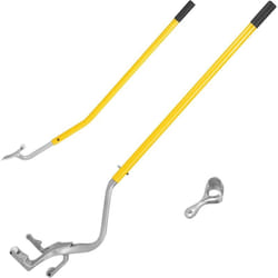 Costway - Outil de Démontage de Pneu de 44 cm à 62 cm avec Support de Talon en Acier, Changeur de Pneu de Voiture sans Chambre à Air, Kit d'Outils de