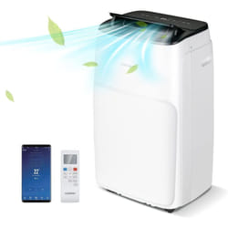 Climatiseur mobile Costway Silencieux 4 en 1 14000BTU Classe a