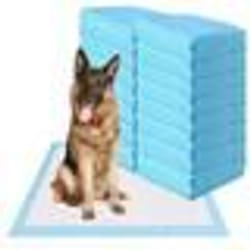 COSTWAY Lot de 150 Tapis Éducateurs pour Chien Chiot 75x75CM 5 Couches Hygiénique pour Apprentissage de la Propreté Super
