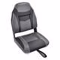 COSTWAY Siège de Bateau Pliante 1 Pièce à Dossier avec Coussin en Cuir PVC Charnières Flexibles 4 vis Incluses Charge 115KG ...