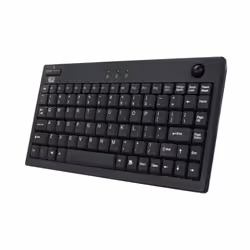 Adesso AKB-310UB, Avec fil, USB, QWERTY, Noir