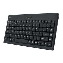 Adesso AKB-110B clavier USB + PS/2 QWERTY Noir