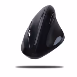 Adesso iMouse E30, Droitier, Conception verticale, Optique, RF sans fil, 2400 DPI, Noir