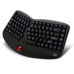 Adesso Tru-Form Media 3150 clavier RF sans fil QWERTY Anglais, Anglais américain Noir