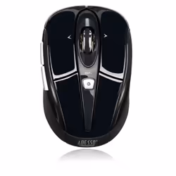 Adesso iMouse S60, Droitier, Optique, RF sans fil, 1600 DPI, Noir