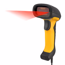 Adesso NuScan 5200TU Lecteur de code barre portable 1D/2D CMOS Jaune - Vue supplémentaire 2