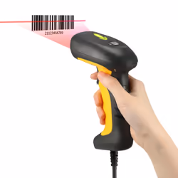 Adesso NuScan 5200TU Lecteur de code barre portable 1D/2D CMOS Jaune - Vue supplémentaire 5