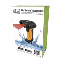 Adesso NuScan 5200TU Lecteur de code barre portable 1D/2D CMOS Jaune - Vue supplémentaire 7