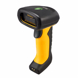 Adesso NuScan 5200TR Lecteur de code barre portable 1D/2D CMOS Noir, Jaune - Vue supplémentaire 4