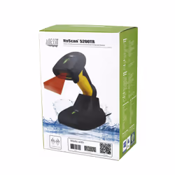 Adesso NuScan 5200TR Lecteur de code barre portable 1D/2D CMOS Noir, Jaune - Vue supplémentaire 7