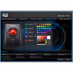 Adesso iMouse T50 souris Ambidextre RF sans fil Trackball 4800 DPI - Vue supplémentaire 11