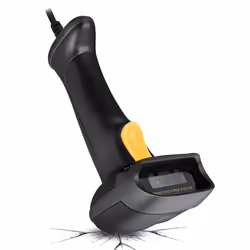Adesso NuScan 2500TU Lecteur de code barre portable 1D/2D CMOS Noir, Jaune - Vue supplémentaire 7